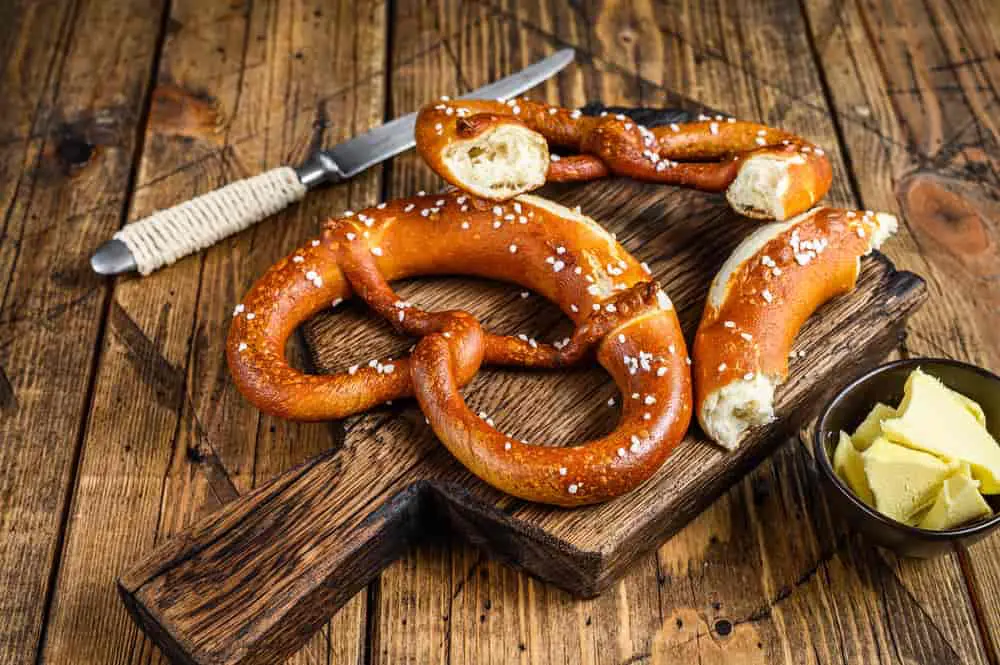 bretzel sur table